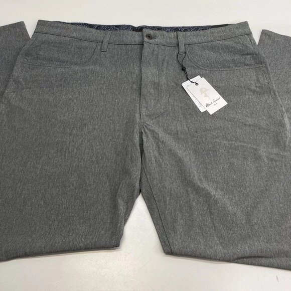 Robert Graham Men's Grady Straight Leg Pants Size 42 | Color: Grey - Picture 1 of 10